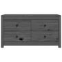Voir la diapositive 4 : VIDAXL Armoire laterale Gris 100x40x54 cm Bois de pin massif