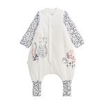 Petit Béguin Turbulette TOG 2 en velours avec pieds retroussables et manches amovibles Céleste. Coloris disponibles : Beige