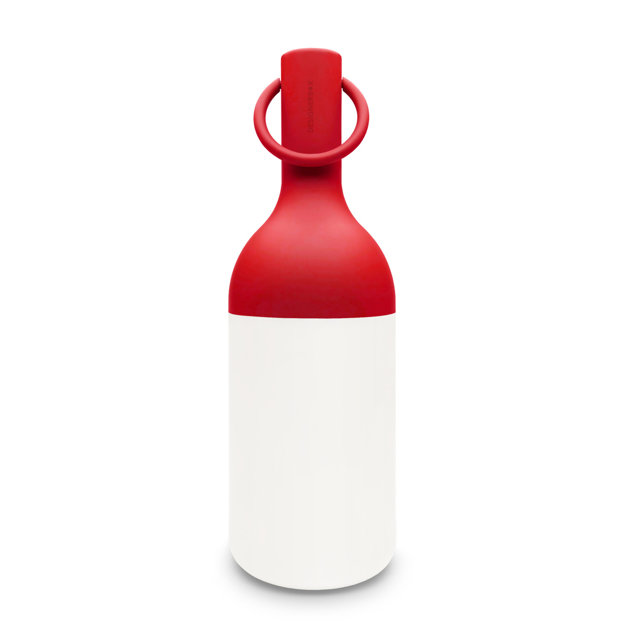 MAISON PAVANE Lampe nomade en plastique rouge-elo