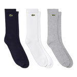 Lacoste x3 Paires de Chaussettes Gris/Blanc/ Homme Lacoste RA4182. Coloris disponibles : Noir