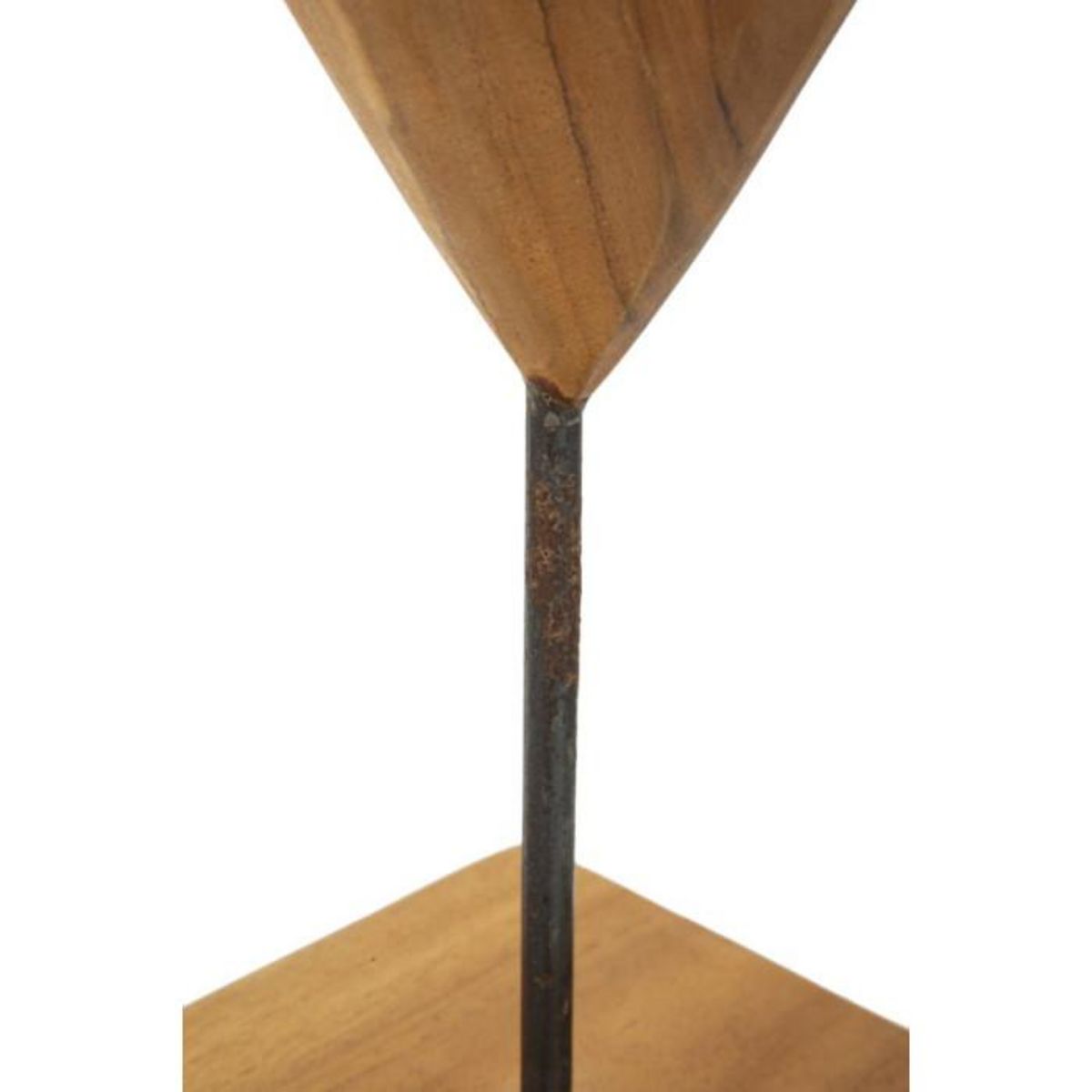 Paris Prix Objet Déco en Teck  Cœur  37cm Naturel