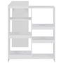 Voir la diapositive 4 : VIDAXL Table de bar avec tablette amovible Blanc 138x39x110 cm