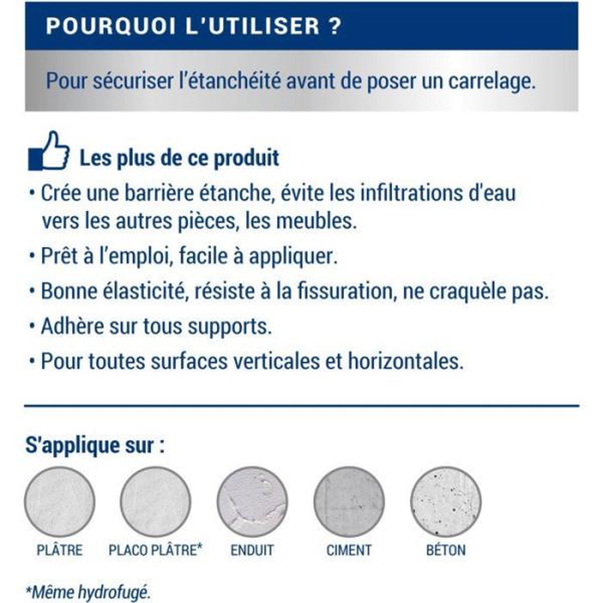 Voir la diapositive 5 : RIPOLIN RIPOLIN Peinture avant carrelage 2,5l
