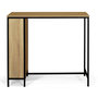 Voir la diapositive 3 : ID MARKET Ensemble table de bar DETROIT et 2 tabourets design industriel