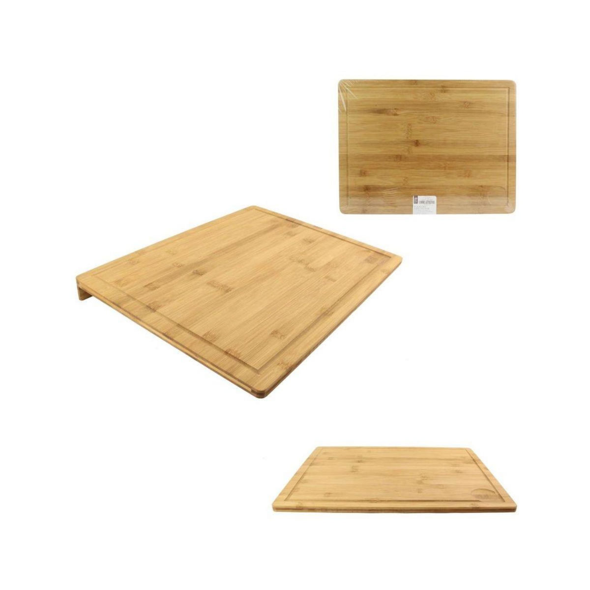 COOK CONCEPT Planche à découper a decouper avec rebord bambou 33.5x