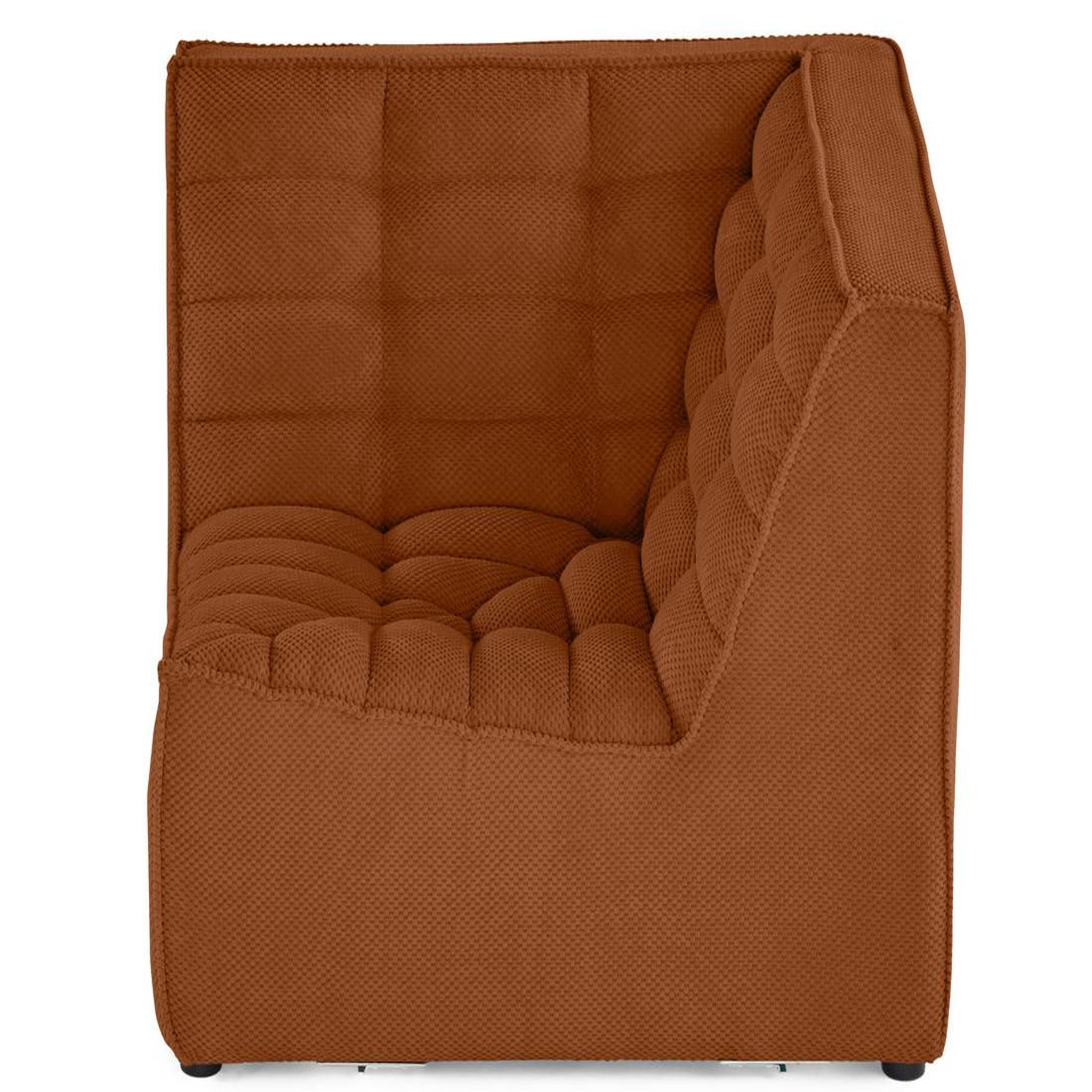 Voir la diapositive 6 : BEST MOBILIER Ellie - module d'angle en velours texturé