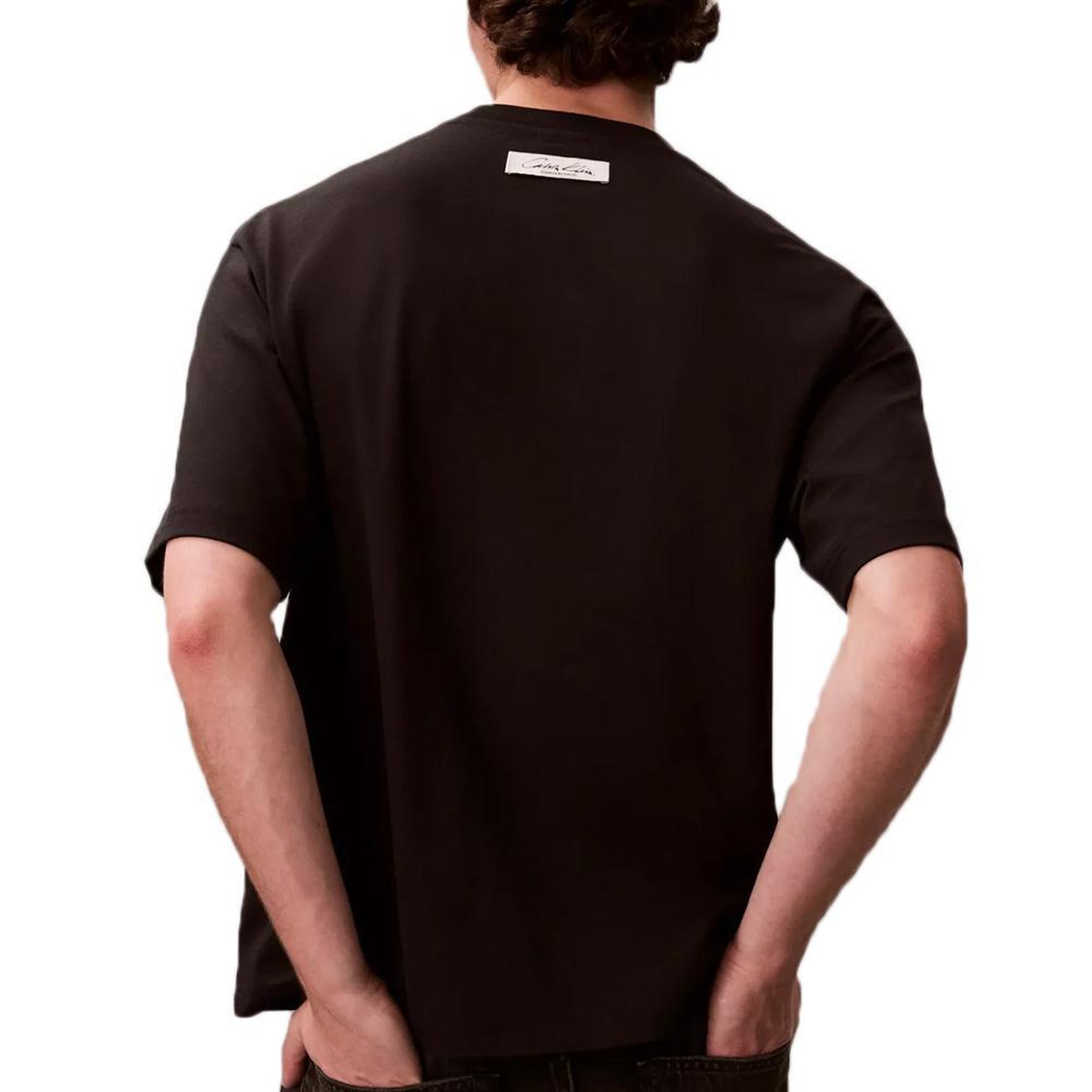 Voir la diapositive 2 : CALVIN KLEIN JEANS T-shirt Noir Homme Calvin Klein Jeans Relaxed