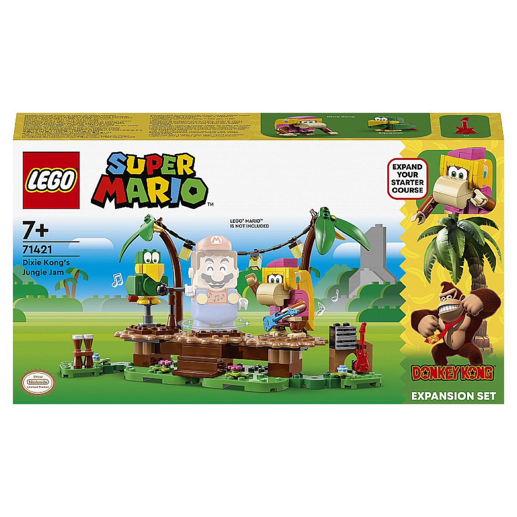 LEGO 71421 Ensemble d extension concert de Dixie Kong dans la jungle Super Mario™
