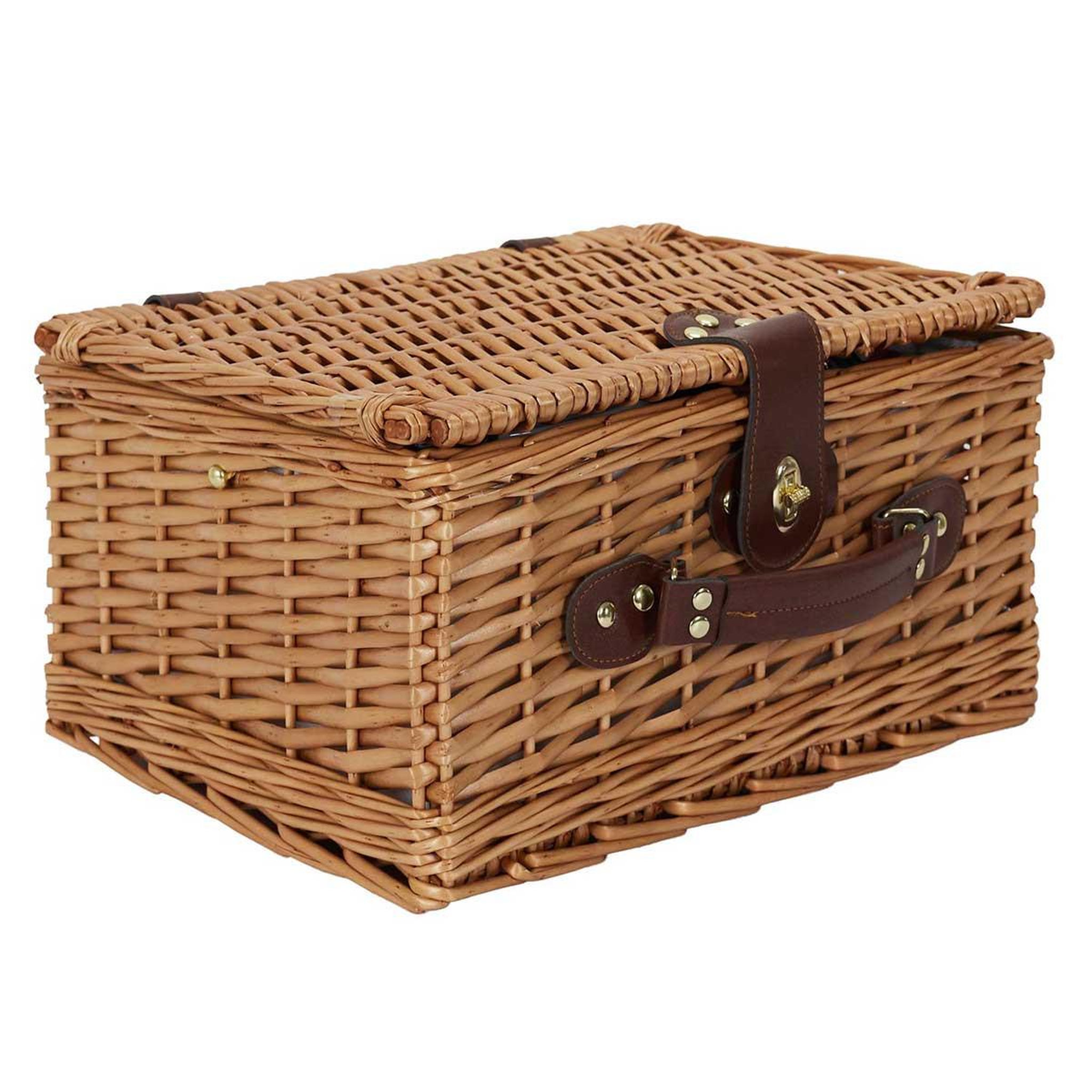 COOK CONCEPT Panier Pique-Nique en Osier  Exotique  39cm Marron