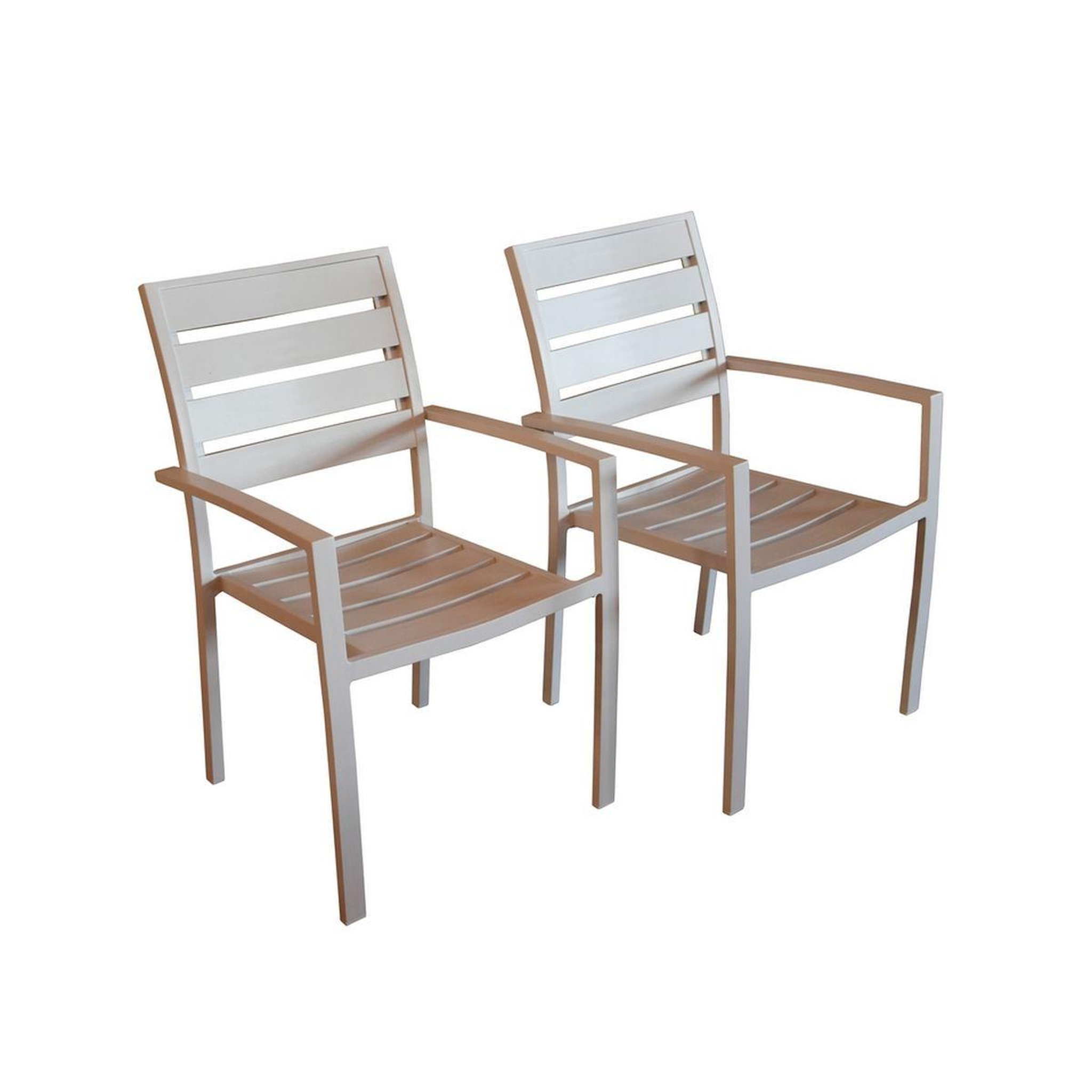 Voir la diapositive 6 : Givex Salon repas de jardin extensible rectangulaire / carrée 151x100 cm MANUELA