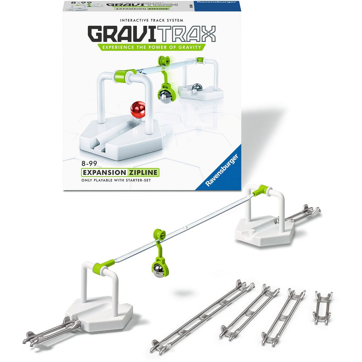RAVENSBURGER Jeu de construction GraviTrax - Bloc d'action Tyrolienne