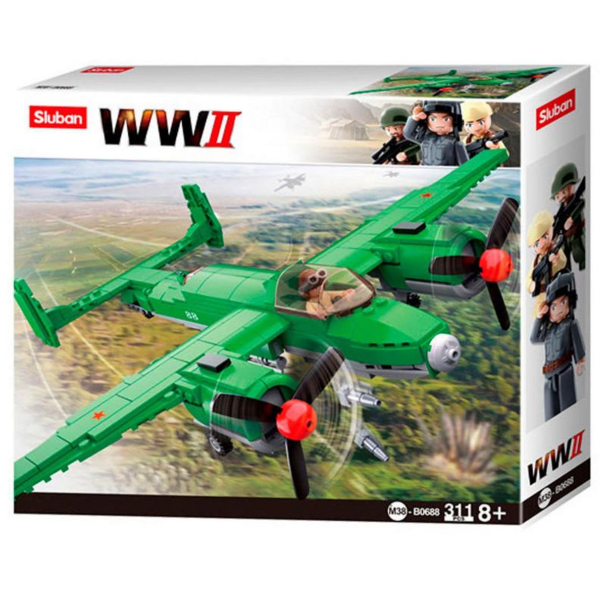 Sluban Sluban WWII - Tupolev TU-2 Allied Bomber