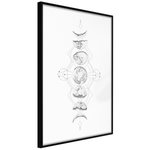 Paris Prix Affiche Murale Encadrée  Silver Globe. Coloris disponibles : Jaune, Noir