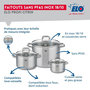 Voir la diapositive 5 : ELO Ensemble de 1 Poêle de cuisson 28 cm et 3 faitouts 14, 20 et 26 cm Elo Profi Citrin