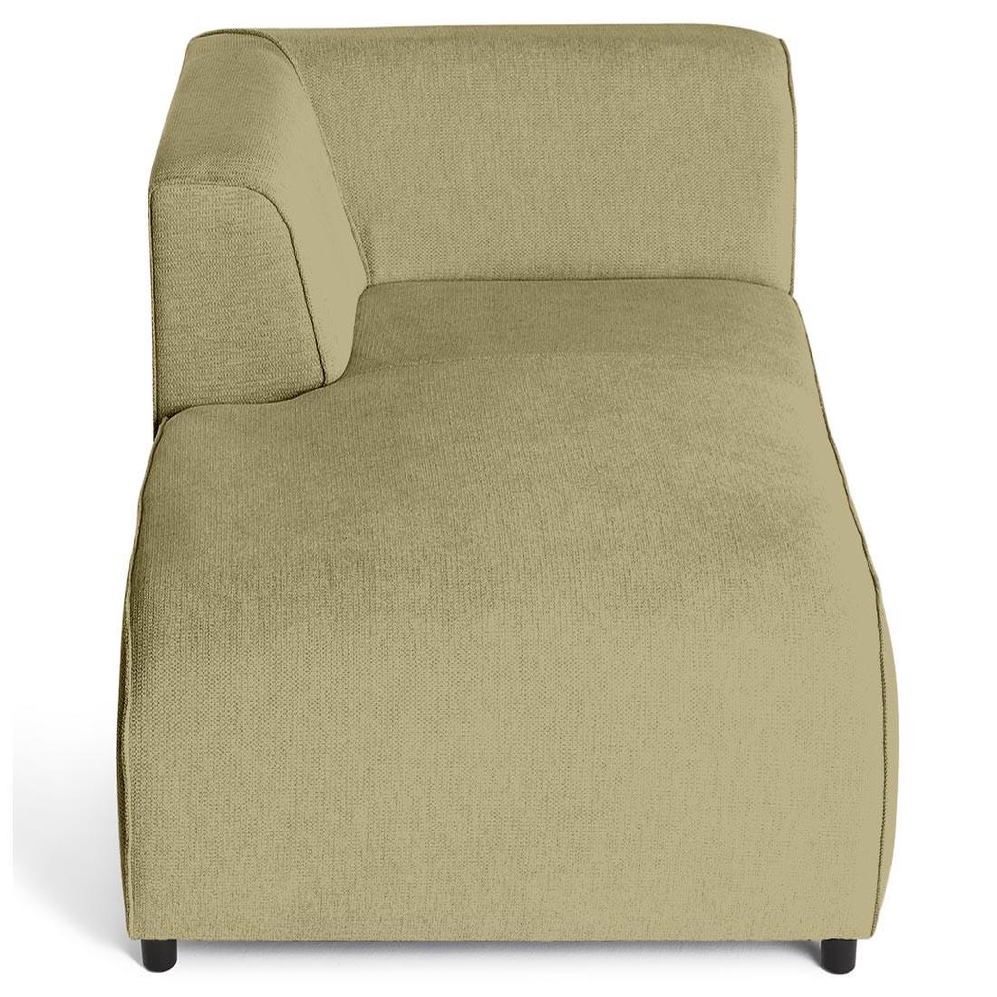Voir la diapositive 3 : LISA DESIGN Suaro - module d'assise méridienne gauche en tissu texturé