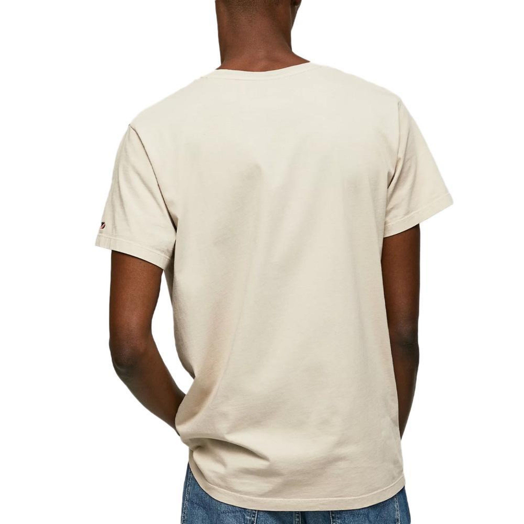 Voir la diapositive 2 : Pepe Jeans T shirt Ecru Homme Pepe jeans Jacko PM508664