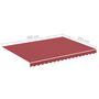 Voir la diapositive 6 : VIDAXL Tissu de remplacement pour auvent Bordeaux rouge 4x3 m