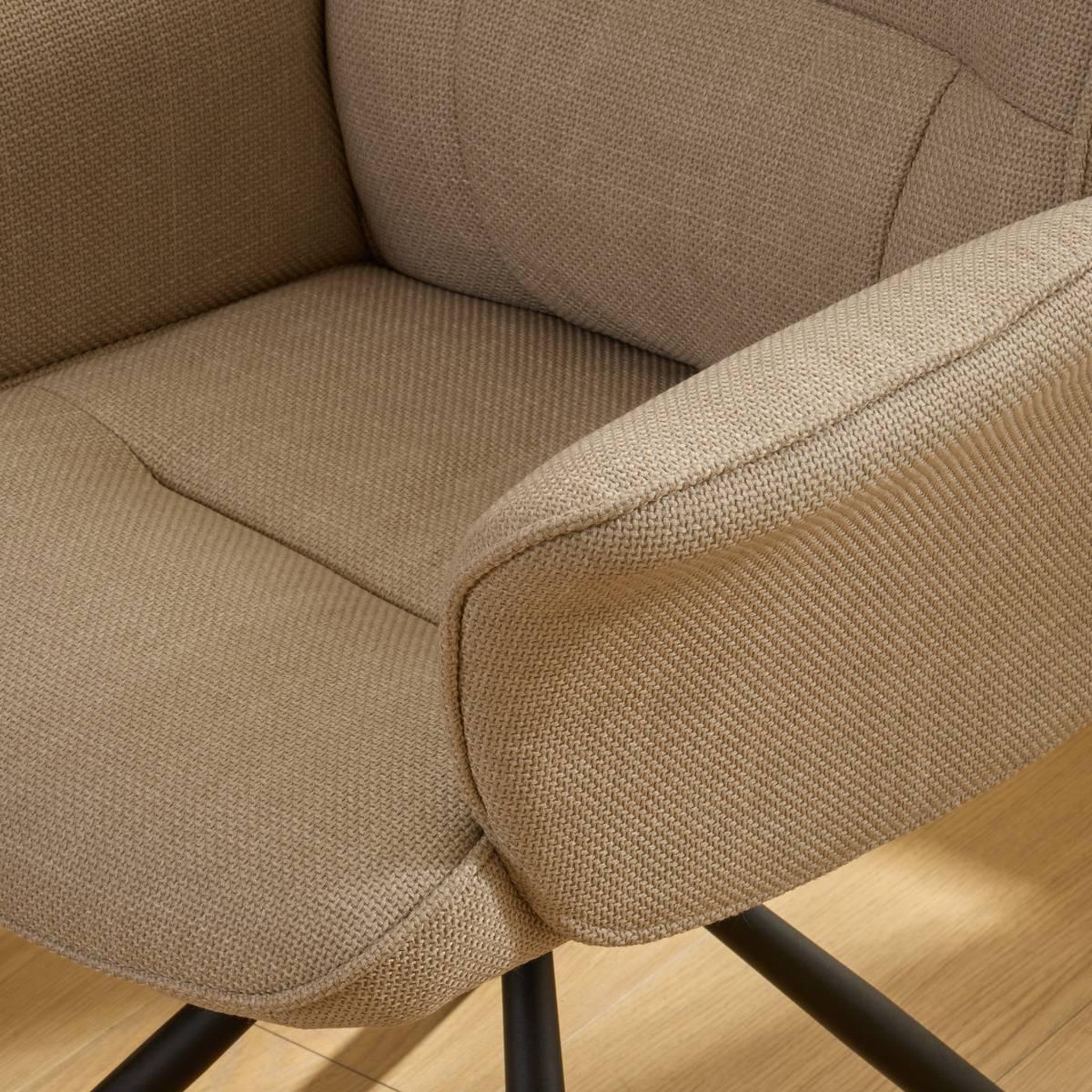 Voir la diapositive 6 : ATMOSPHERA Fauteuil de Bureau Pivotant  Sisco  98cm Beige
