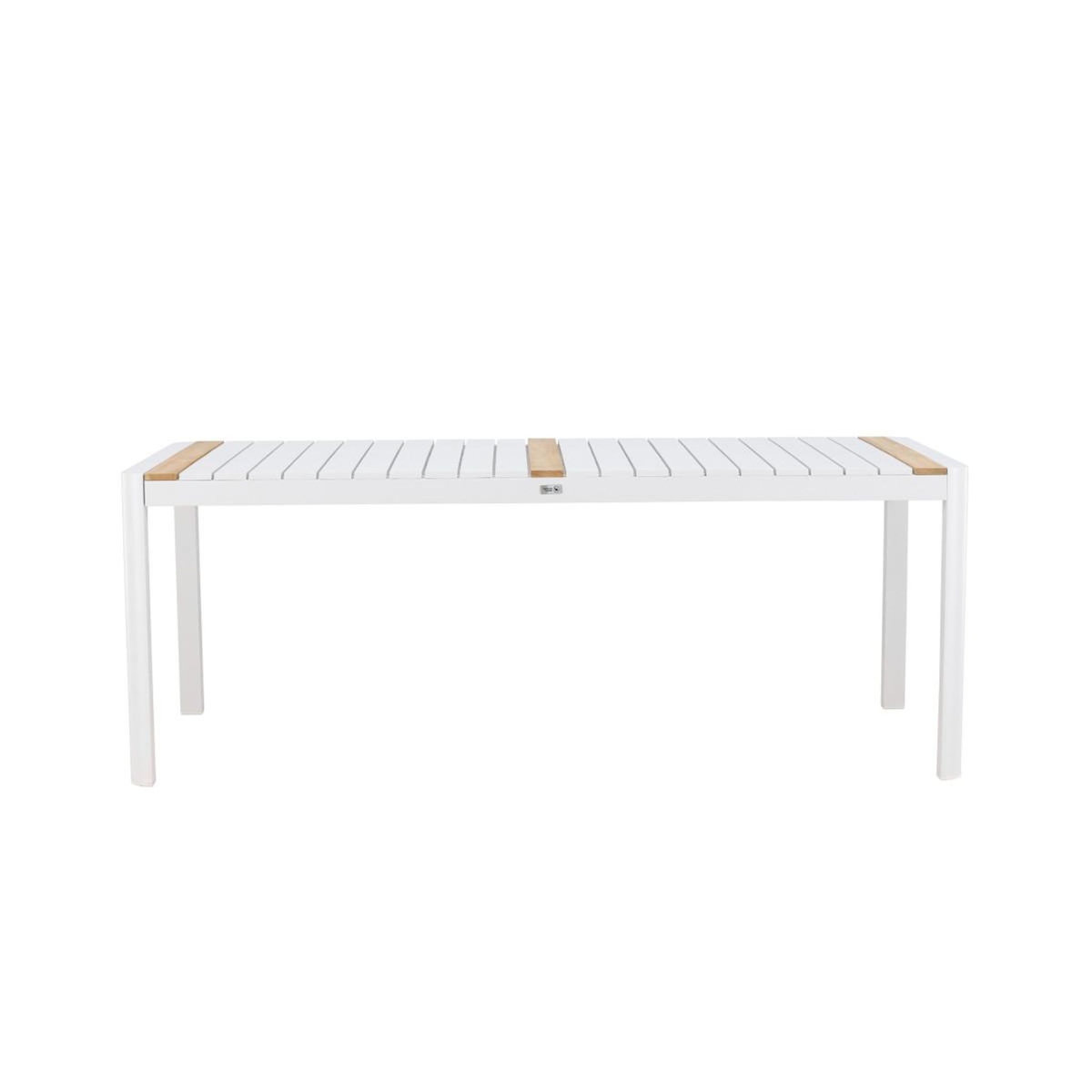 Paris Prix Table de Jardin en Teck  Togo  200cm Blanc