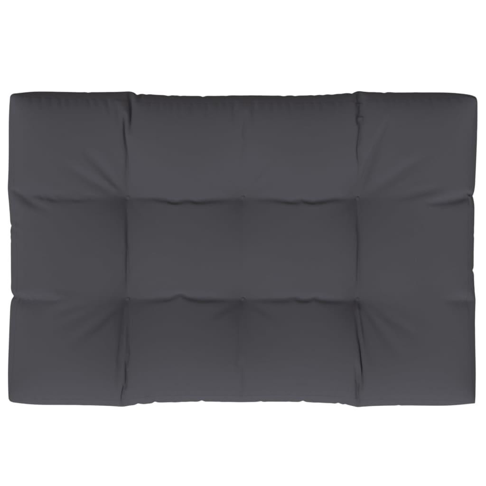 Voir la diapositive 2 : VIDAXL Coussin de palette anthracite 120x80x12 cm tissu