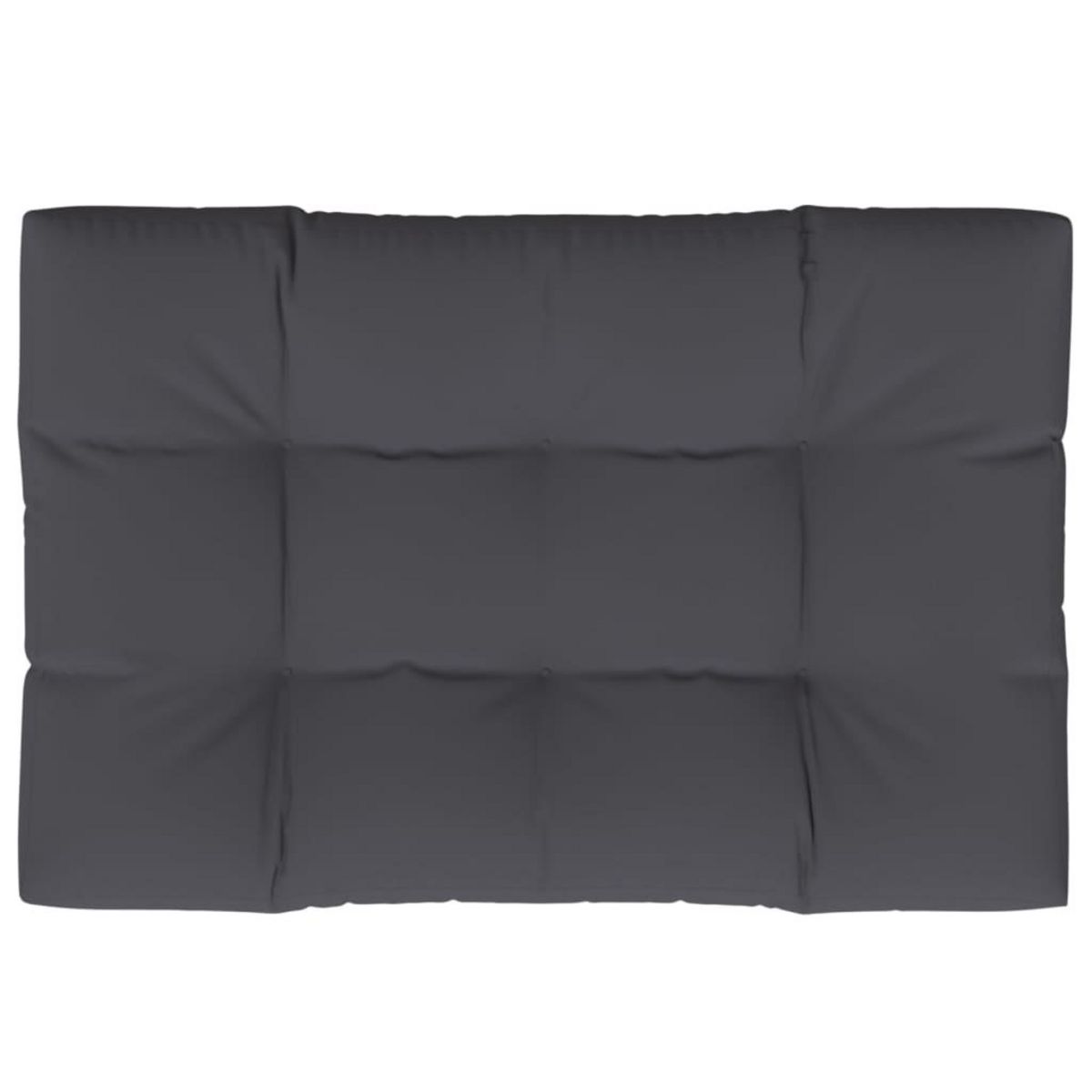 VIDAXL Coussin de palette anthracite 120x80x12 cm tissu