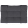 Voir la diapositive 2 : VIDAXL Coussin de palette anthracite 120x80x12 cm tissu
