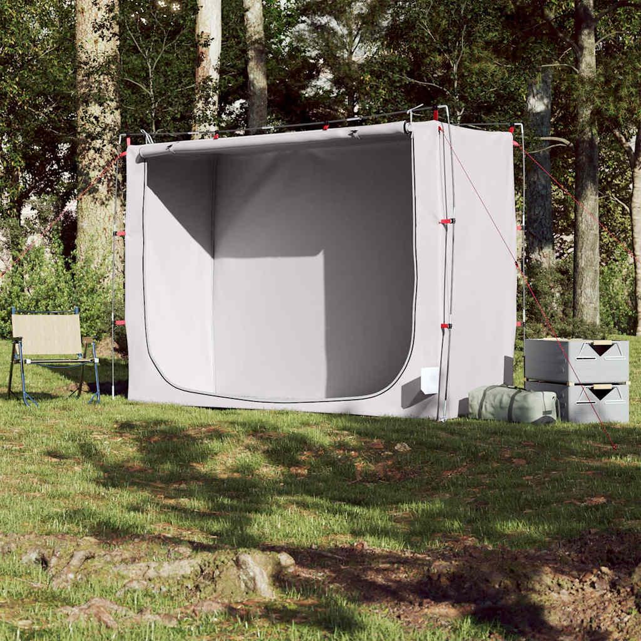 Voir la diapositive 3 : VIDAXL Tente de rangement gris impermeable
