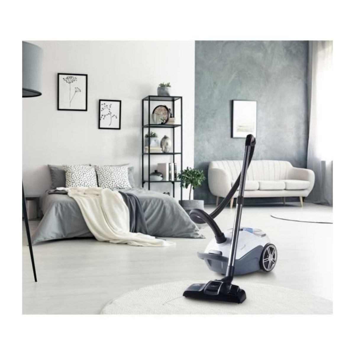 Domo DOMO DO7291S - Aspirateur traineau 3L - 700W - 68dB - Puissance daspiration reglable - Brosse de sol Deep Clean