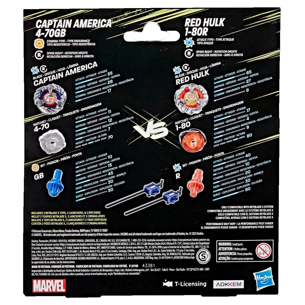 HASBRO Toupies Beyblade Hasbro Multipack Marvel