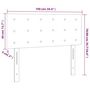 Voir la diapositive 6 : VIDAXL Tete de lit Creme 100x5x78/88 cm Similicuir
