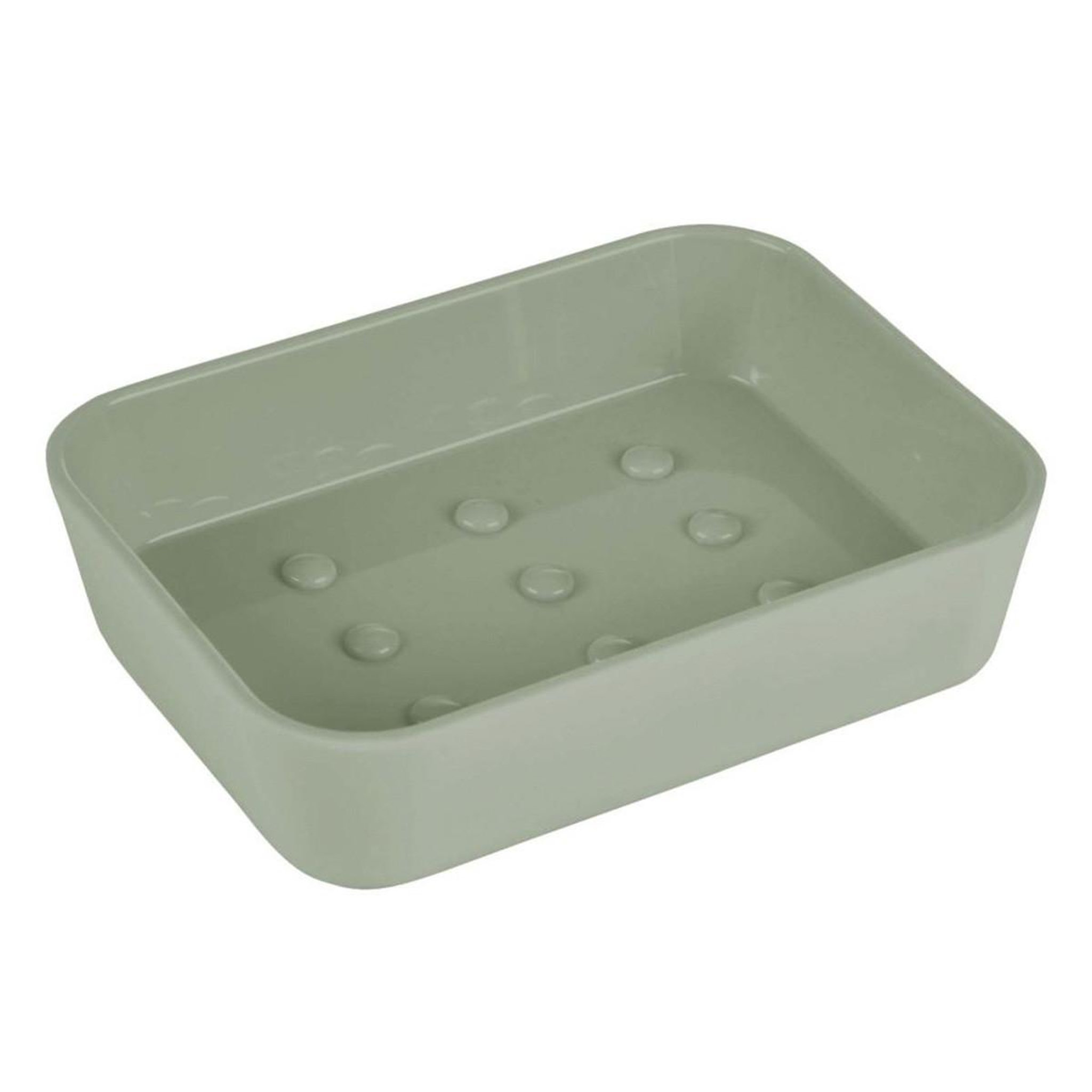 Douceur d'Intérieur Porte-savon soft touch  vitamine  11cm sauge
