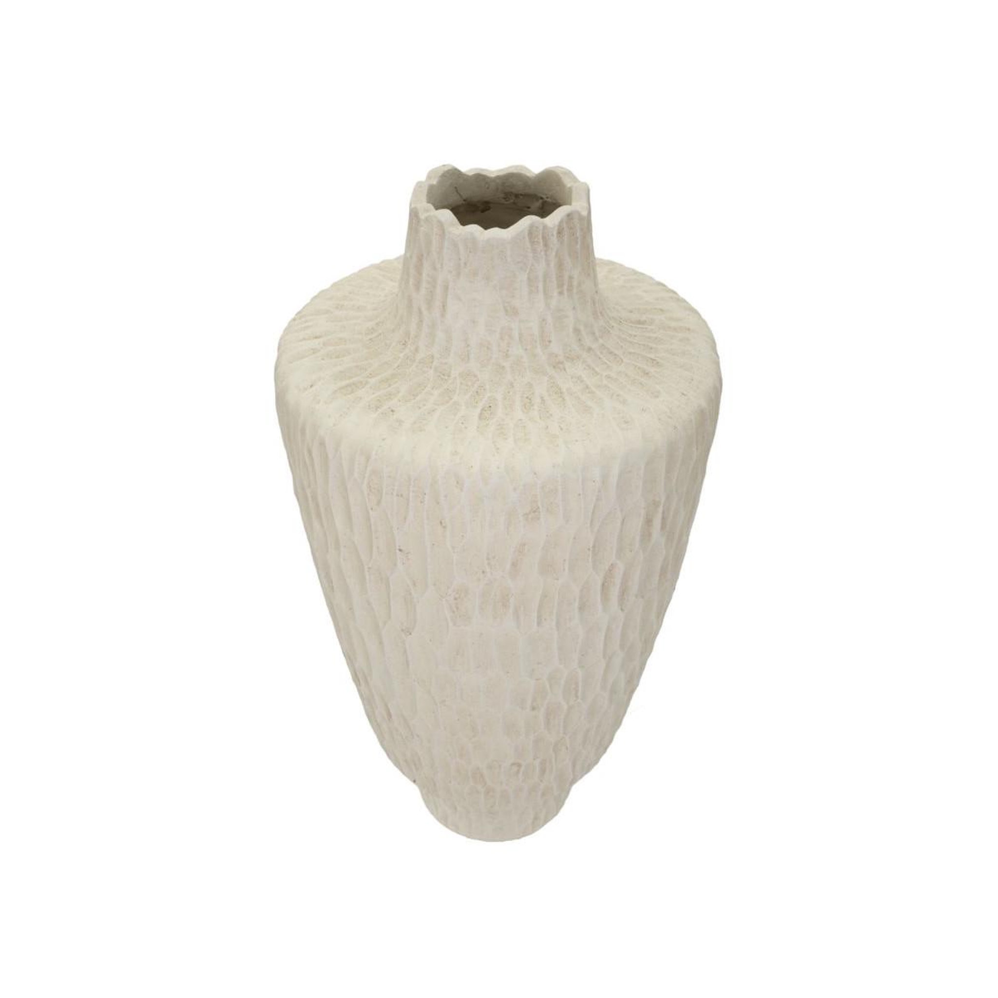 Voir la diapositive 2 : Paris Prix Vase design  shade  57cm crème