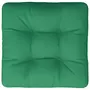 VIDAXL Coussin de palette vert 50x50x12 cm tissu