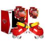 Voir la diapositive 2 : Patins + set de protection T 23 à 27- Cars 