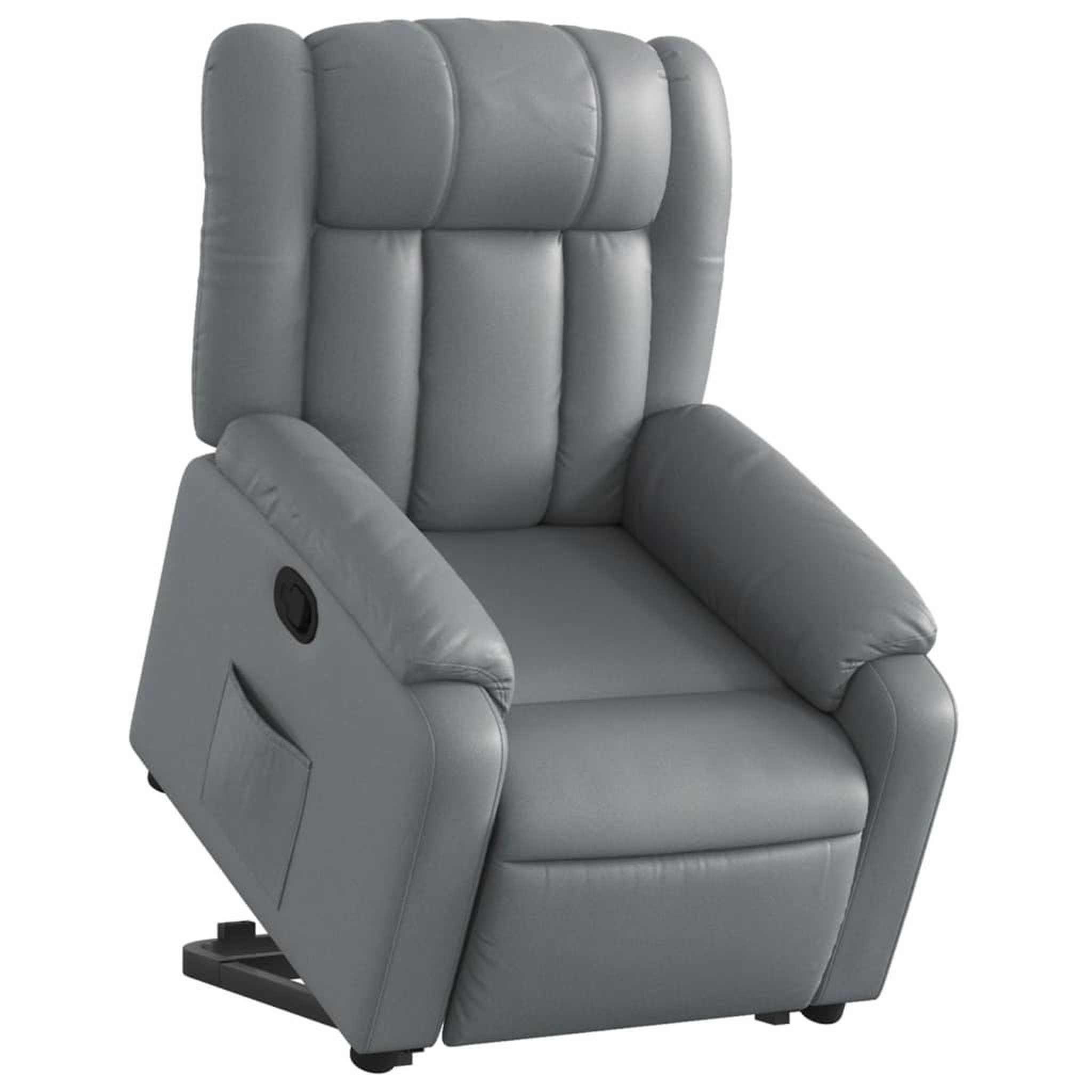 Voir la diapositive 3 : VIDAXL Fauteuil inclinable Gris Similicuir