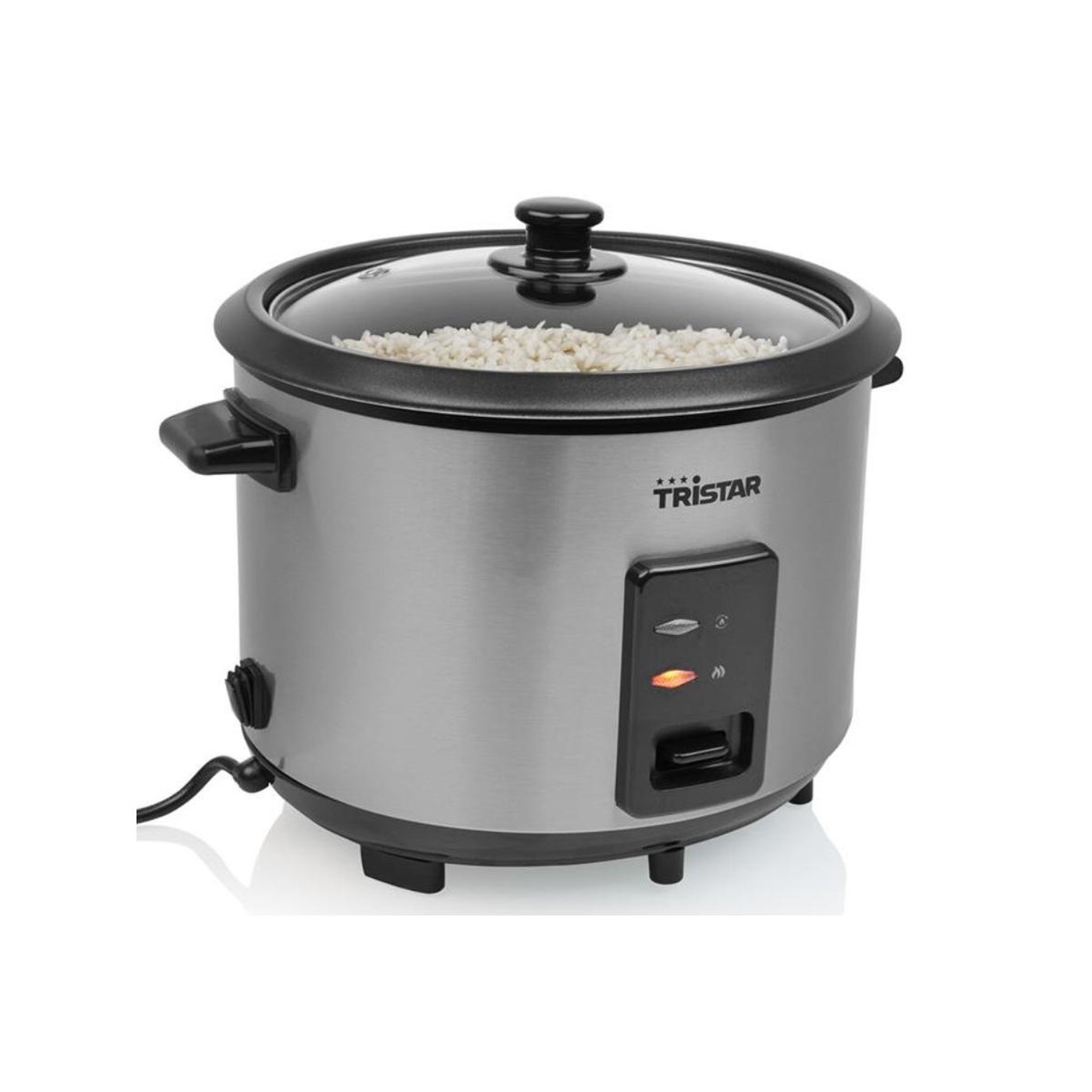 Voir la diapositive 2 : TRISTAR Cuiseur à riz 1.8l 700w inox - rk-6148