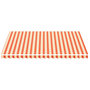Voir la diapositive 3 : VIDAXL Tissu de remplacement pour auvent Jaune et orange 4,5x3,5 m