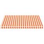 Voir la diapositive 3 : VIDAXL Tissu de remplacement pour auvent Jaune et orange 4,5x3,5 m