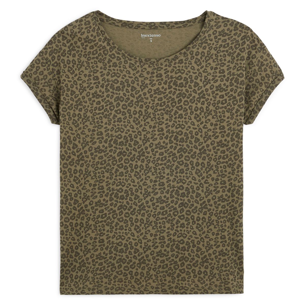 INEXTENSO T-shirt vert femme
