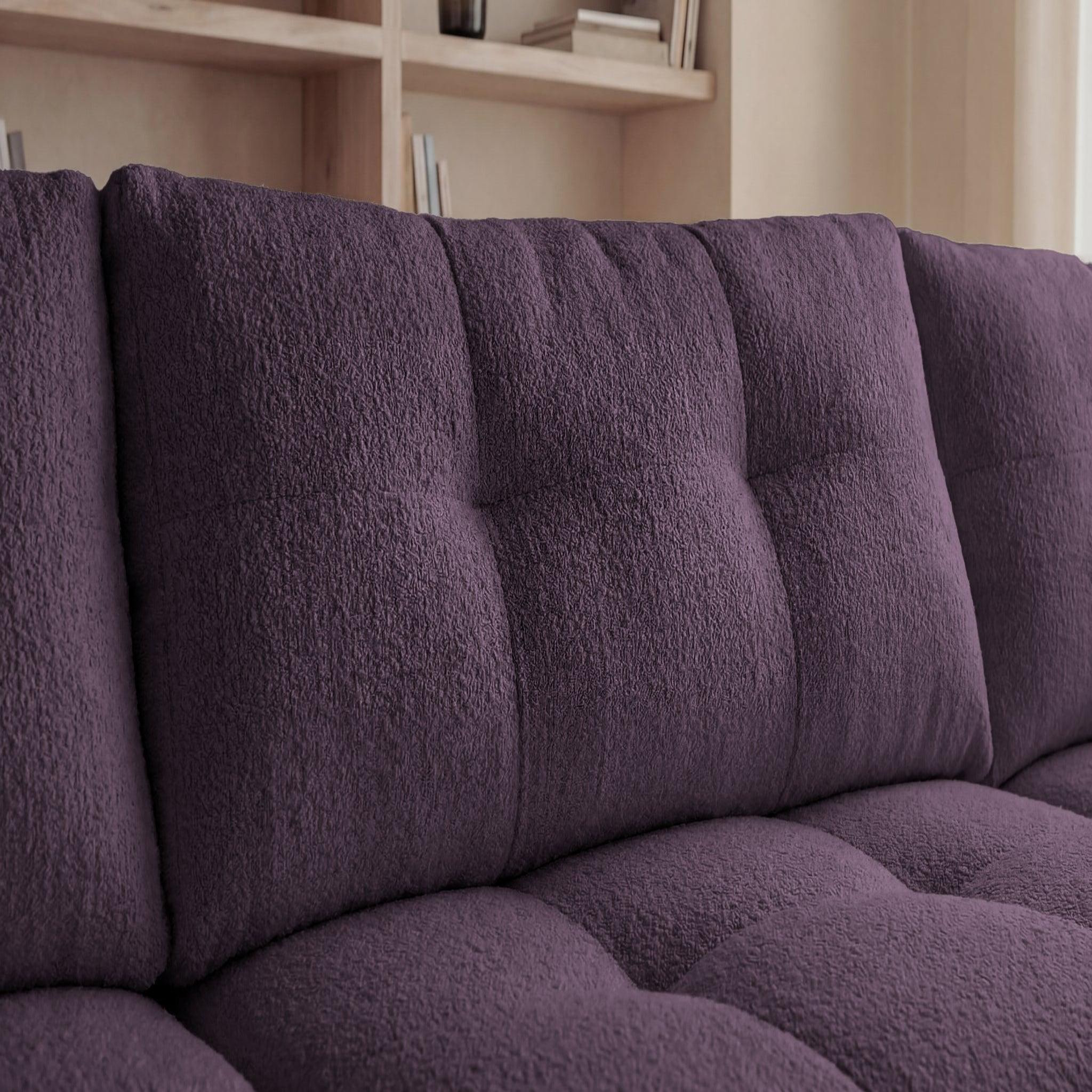 Voir la diapositive 5 : CASANOVA PARIS Constance - canapé panoramique tissu chenille