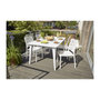 Voir la diapositive 2 : ALLIBERT JARDIN ALLIBERT JARDIN Table Lima 160 6 personnes - Design contemporain - Blanc