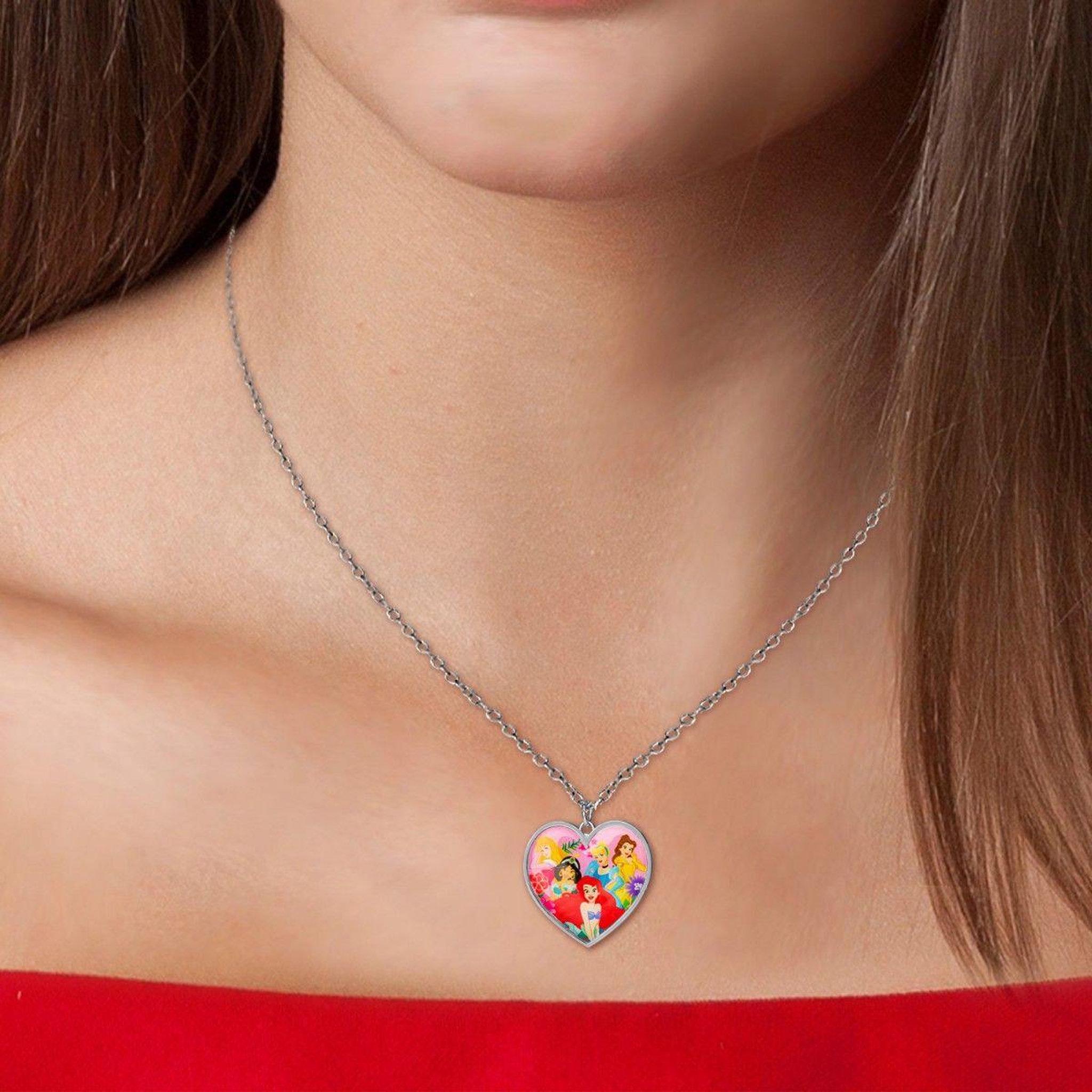 Voir la diapositive 2 : SC CRYSTAL Collier Disney - Princesses