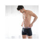 Voir la diapositive 3 : FREEGUN Lot de 4 Boxers homme Coton Bio Noir