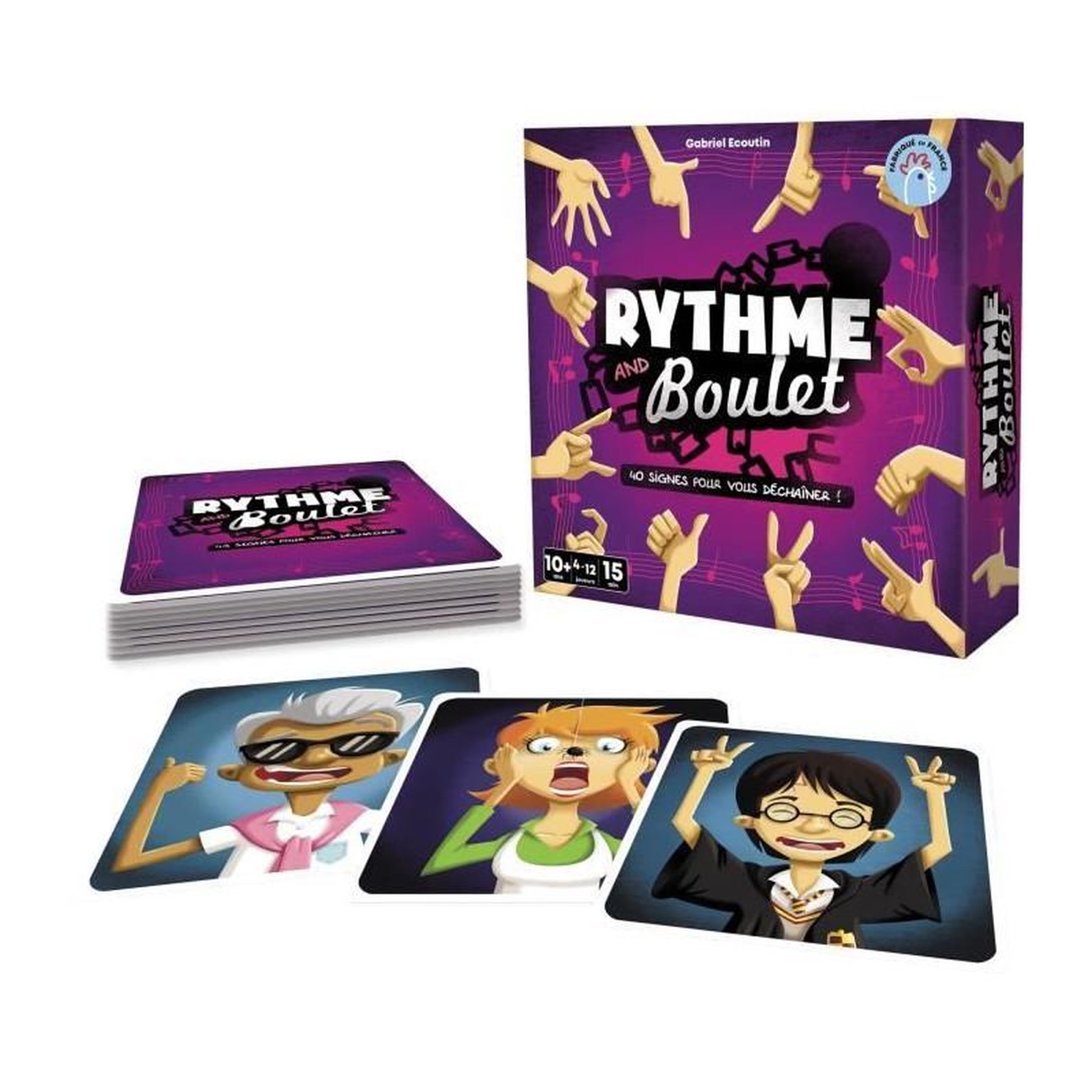 Voir la diapositive 2 : Asmodee Rythme and Boulet - Asmodee - Sens du rythme, observation et ruse seront vos atouts - Des 8 ans