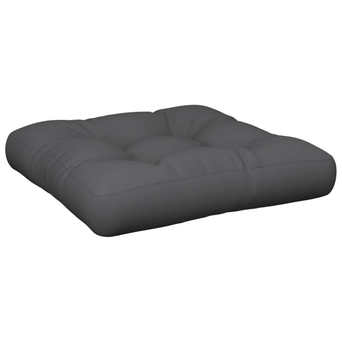 VIDAXL Coussins de palette lot de 2 anthracite tissu