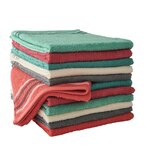 ACTUEL Serviette de toilette unie en coton 360 g/m² FANCY. Coloris disponibles : Beige, Rose, Bleu, Gris