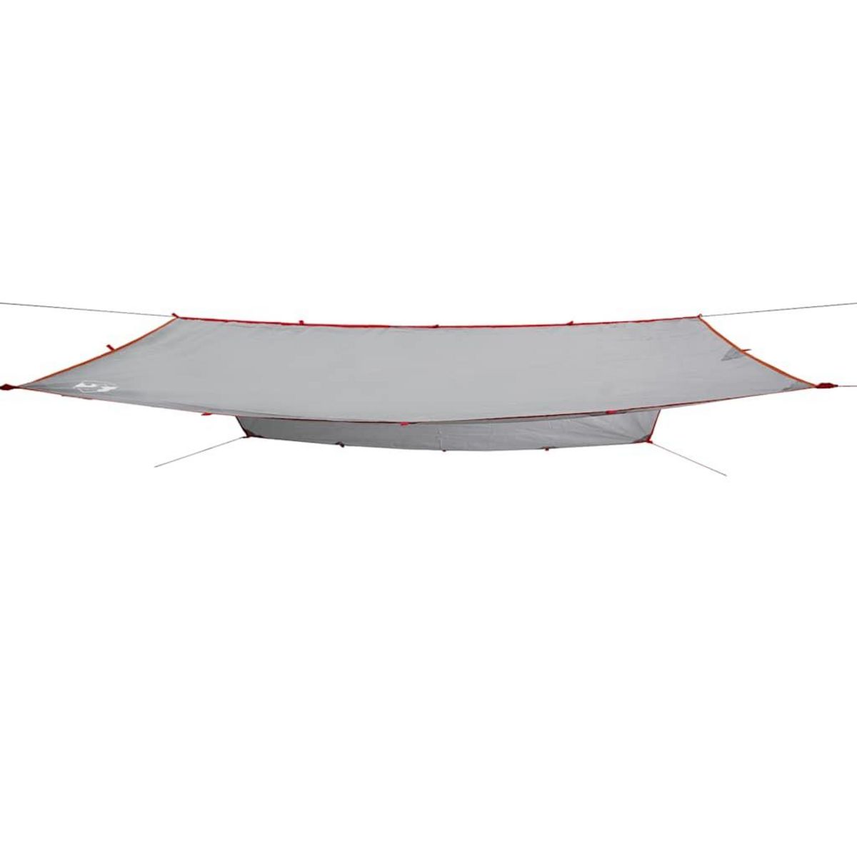 VIDAXL Bache de camping gris et orange 400x294 cm impermeable