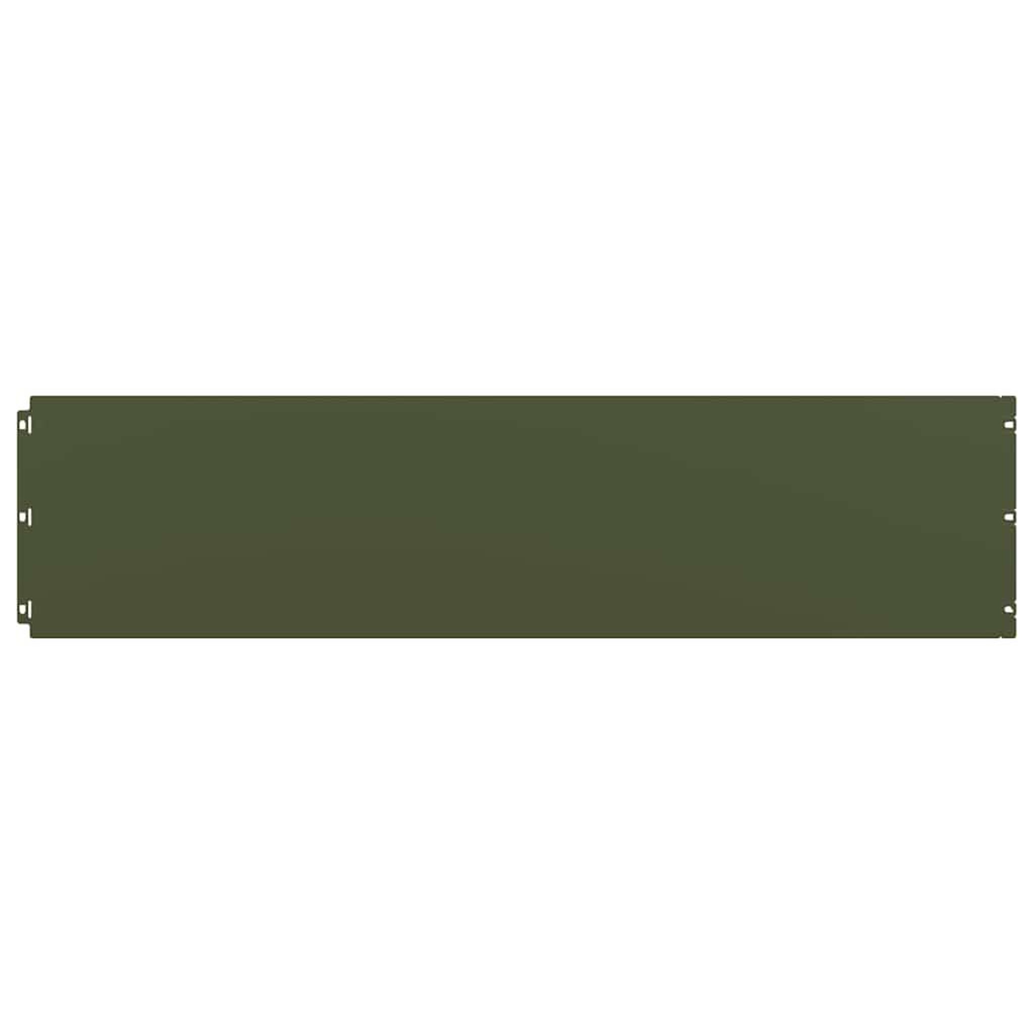 Voir la diapositive 3 : VIDAXL Bordures pelouse 20pcs vert olive 25x103cm acier lamine a froid