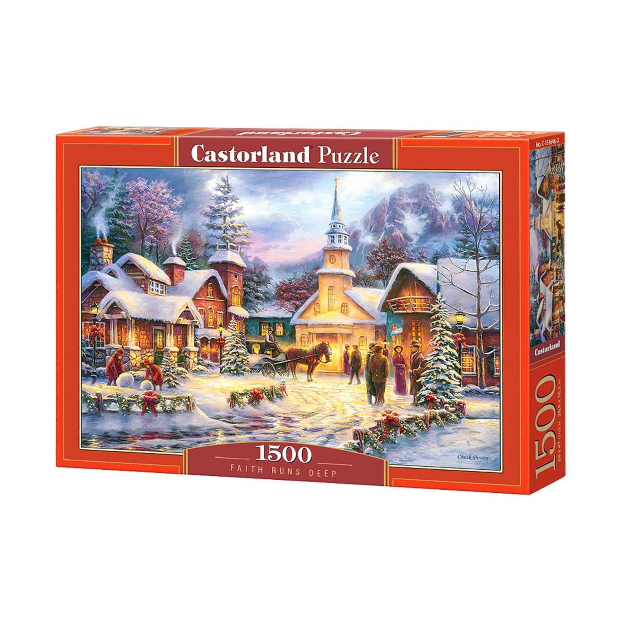 Voir la diapositive 2 : Castorland Puzzle 1500 pièces : Foi profonde