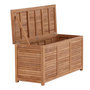 Voir la diapositive 4 : Paris Prix Coffre de Jardin en Teck  Trento I  130cm Naturel